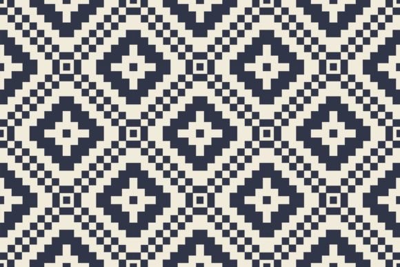 Aztec Kilim Embroidery: A Versatile Graphic Pattern
