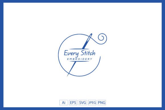 Embroidery Business: A Creative Logo for Handmade Brands