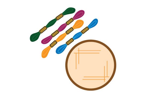 Embroidery Kit: Versatile Crafts and Hobbies Asset