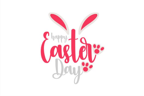 Happy Easter Embroidery: A Charming Graphics Asset for Crafts