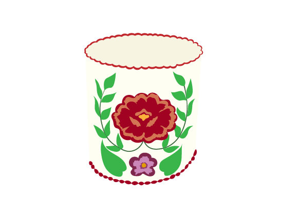 Mexican Embroidery Cake, One Layer: A Crafty Addition for Your Shop