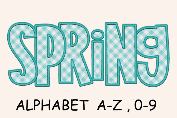 Spring Alphabet Embroidery Png: A Crafty Graphics Gem