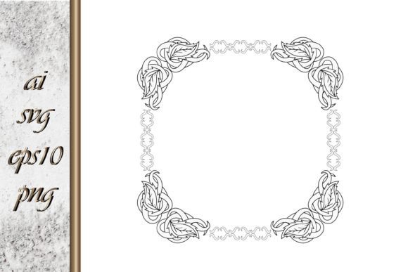 Vintage Frame Sketch Border Embroidery Review